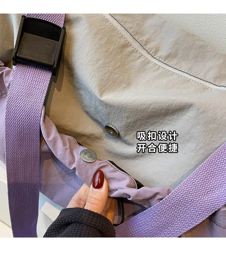 Women's Pink Zip Crossbody Bag with Zip Closure — feature 16
