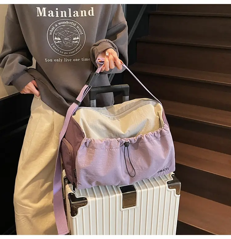 Women's Pink Zip Crossbody Bag with Zip Closure — feature 19