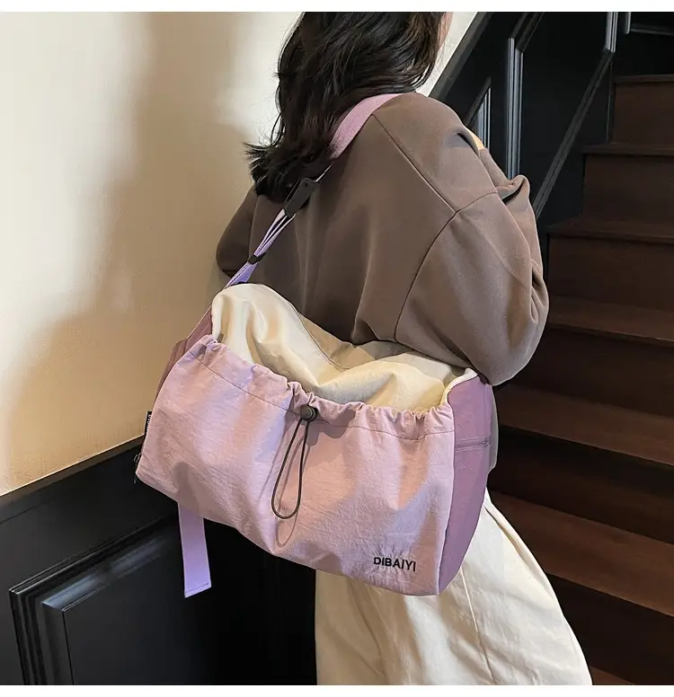 Women's Pink Zip Crossbody Bag with Zip Closure — feature 22