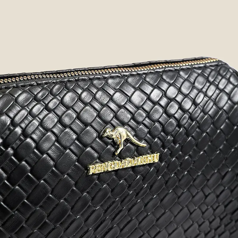 Black Embroidered Crossbody Bag for Women 2025 - Image 5