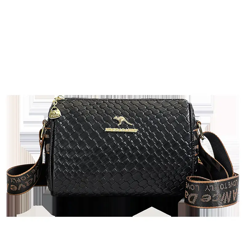 Black Embroidered Crossbody Bag for Women 2025 - Image 6