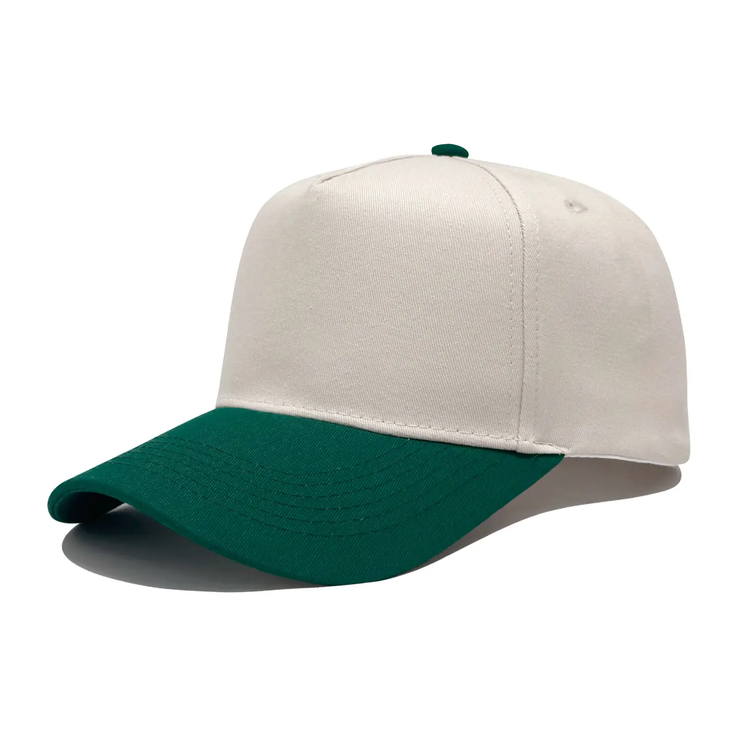Pink & Beige Peaked Baseball Cap for Men Women - Image 11