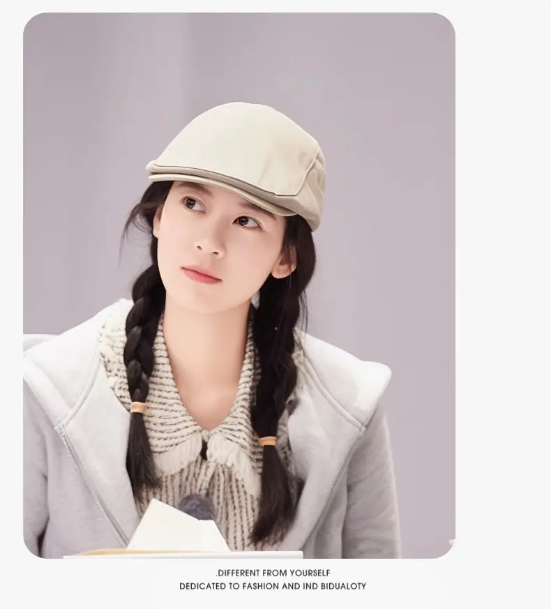 British Style Duckbill Cap for Women New Summer Sun Protection — feature 7