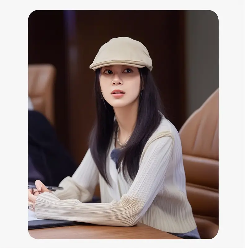 British Style Duckbill Cap for Women New Summer Sun Protection — feature 9
