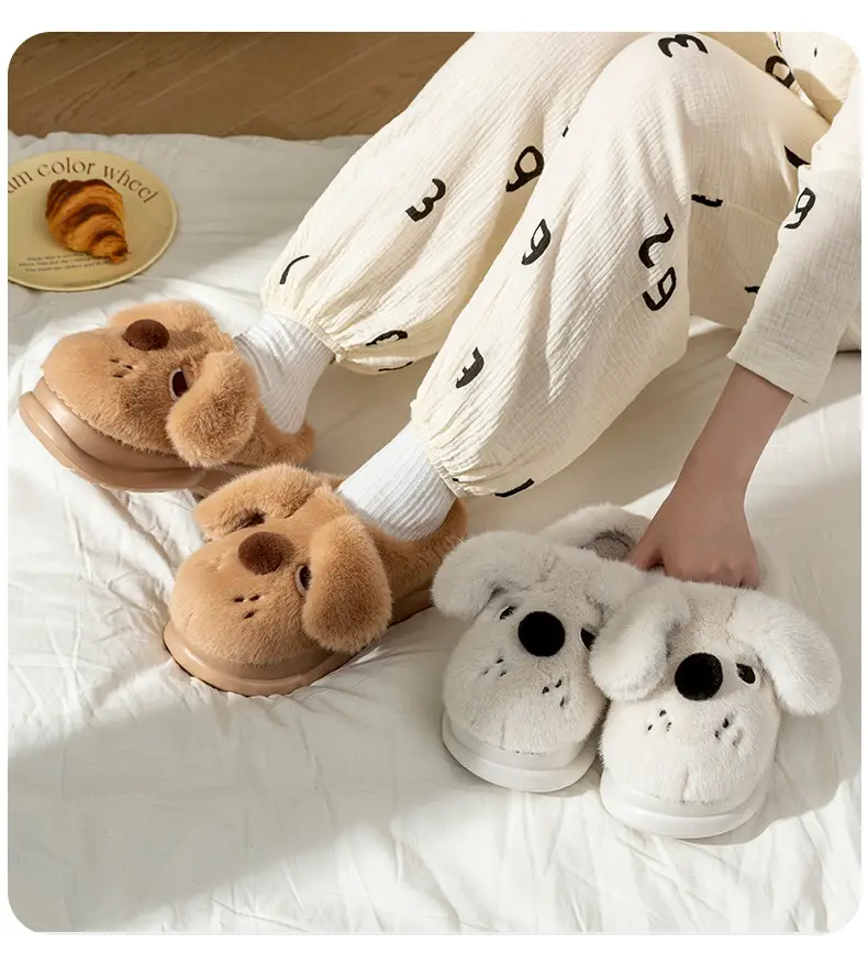 Warm Cotton Slippers for Women Indoor Home Confinement Shoes Non-Slip Household 2025 New Autumn and Winter Plush Cotton Slippers for Women — feature 13