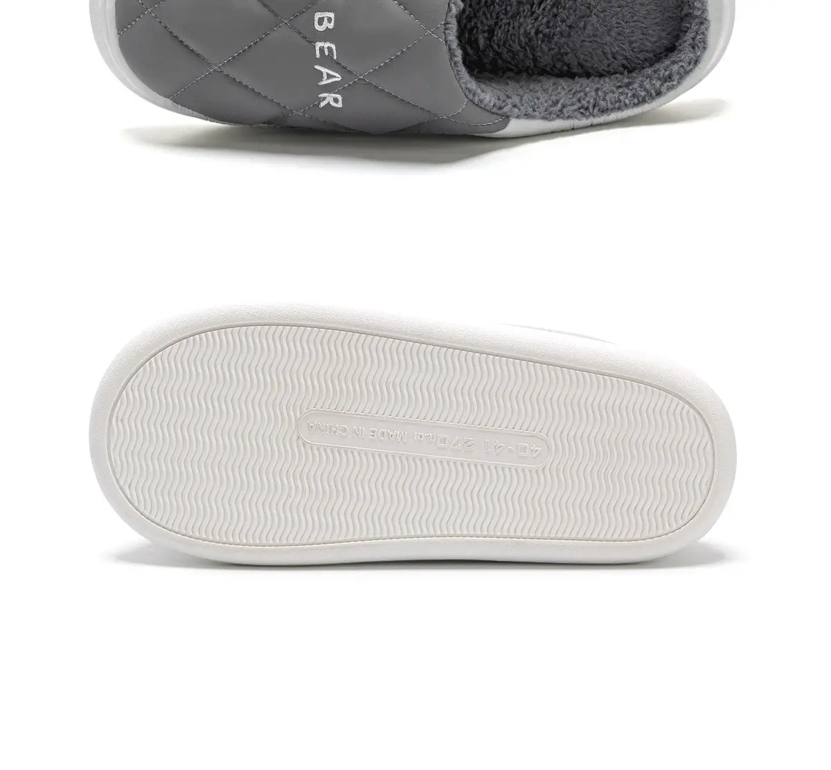 Waterproof Cotton Slippers for Men Women Autumn Winter Thick Soled — feature 22