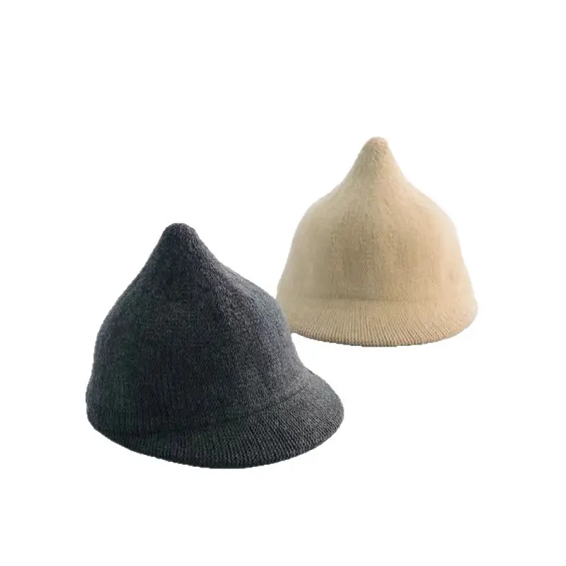 Baby Woolen Pointed Hat Autumn Winter Cute J Pointed Top Infant Fashionable Hat Winter Peaked Cap - Image 9