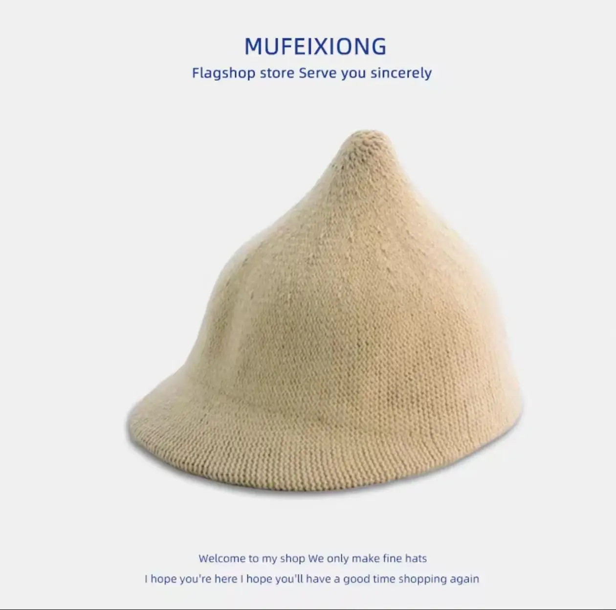 Baby Woolen Pointed Hat Autumn Winter Cute J Pointed Top Infant Fashionable Hat Winter Peaked Cap - Image 3