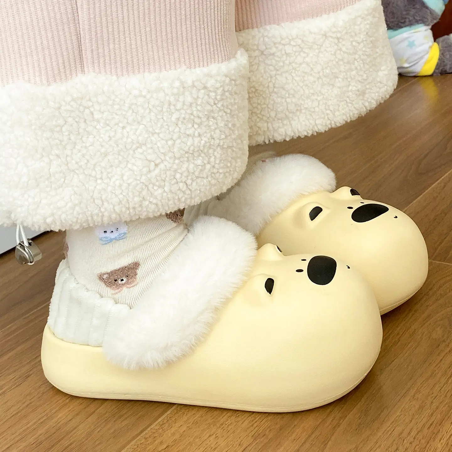 2025 Warm Winter Slippers for Women Non-Slip Cotton - Image 3