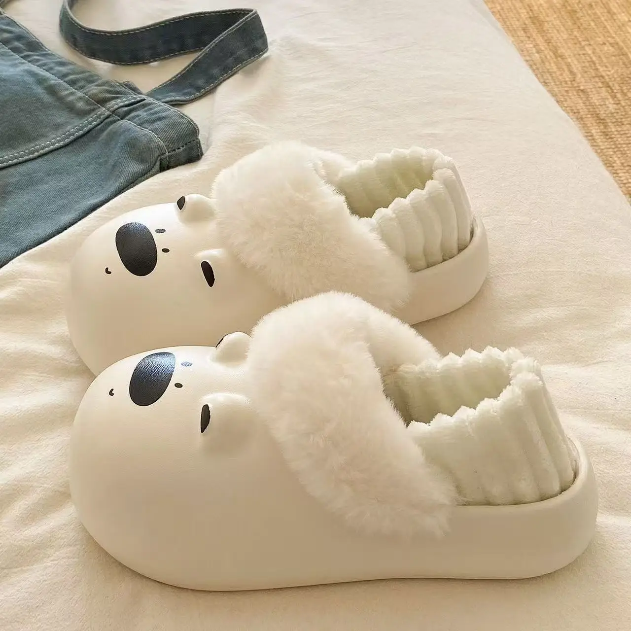 2025 Warm Winter Slippers for Women Non-Slip Cotton - Image 5