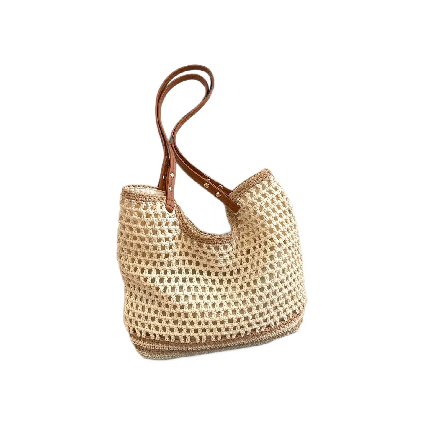 Cross-Border Hollow Artistic Handwoven Beach Bag - Image 9