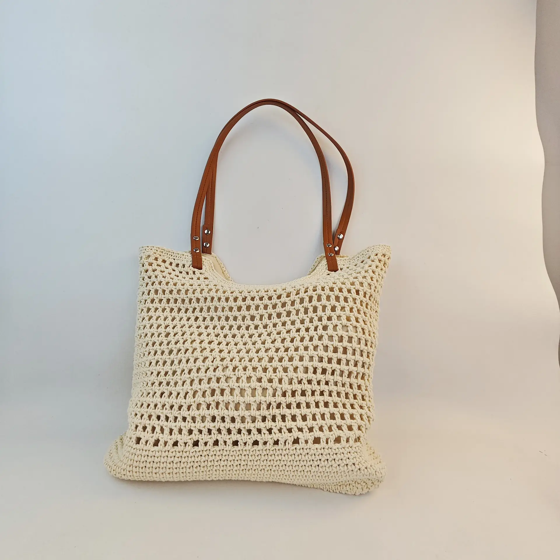 Cross-Border Hollow Artistic Handwoven Beach Bag — feature 10