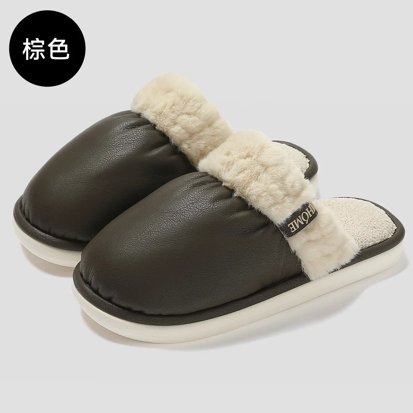 Women Warm Faux Fur Slippers 2025 Winter Indoor - Image 3