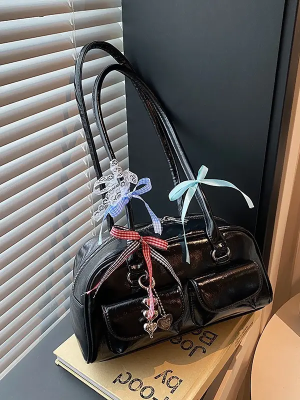 Women's Cross-Border Leather Shoulder Bag Brown 2025