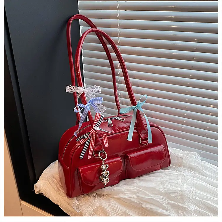 Women's Cross-Border Leather Shoulder Bag Brown 2025 — feature 19