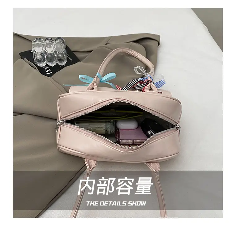 Women's Cross-Border Leather Shoulder Bag Brown 2025 — feature 2