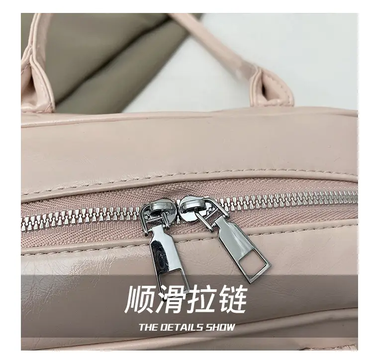 Women's Cross-Border Leather Shoulder Bag Brown 2025 — feature 3
