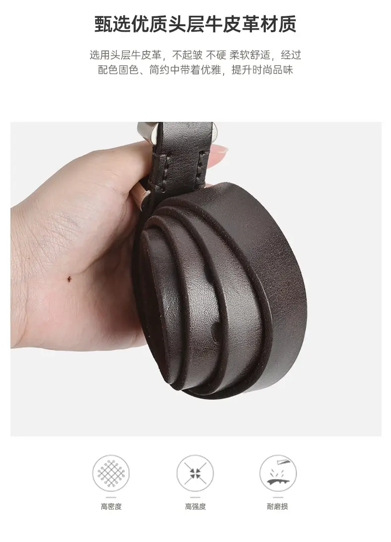 European & American Retro Buckle Belt for Women — feature 4