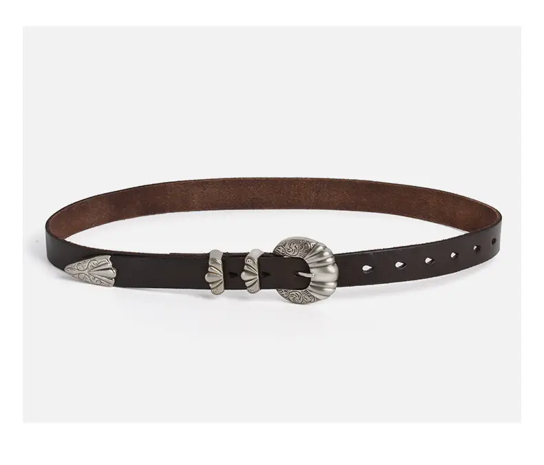 European & American Retro Buckle Belt for Women — feature 7