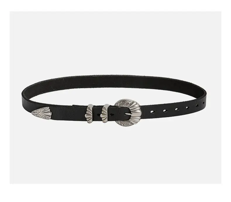 European & American Retro Buckle Belt for Women — feature 9