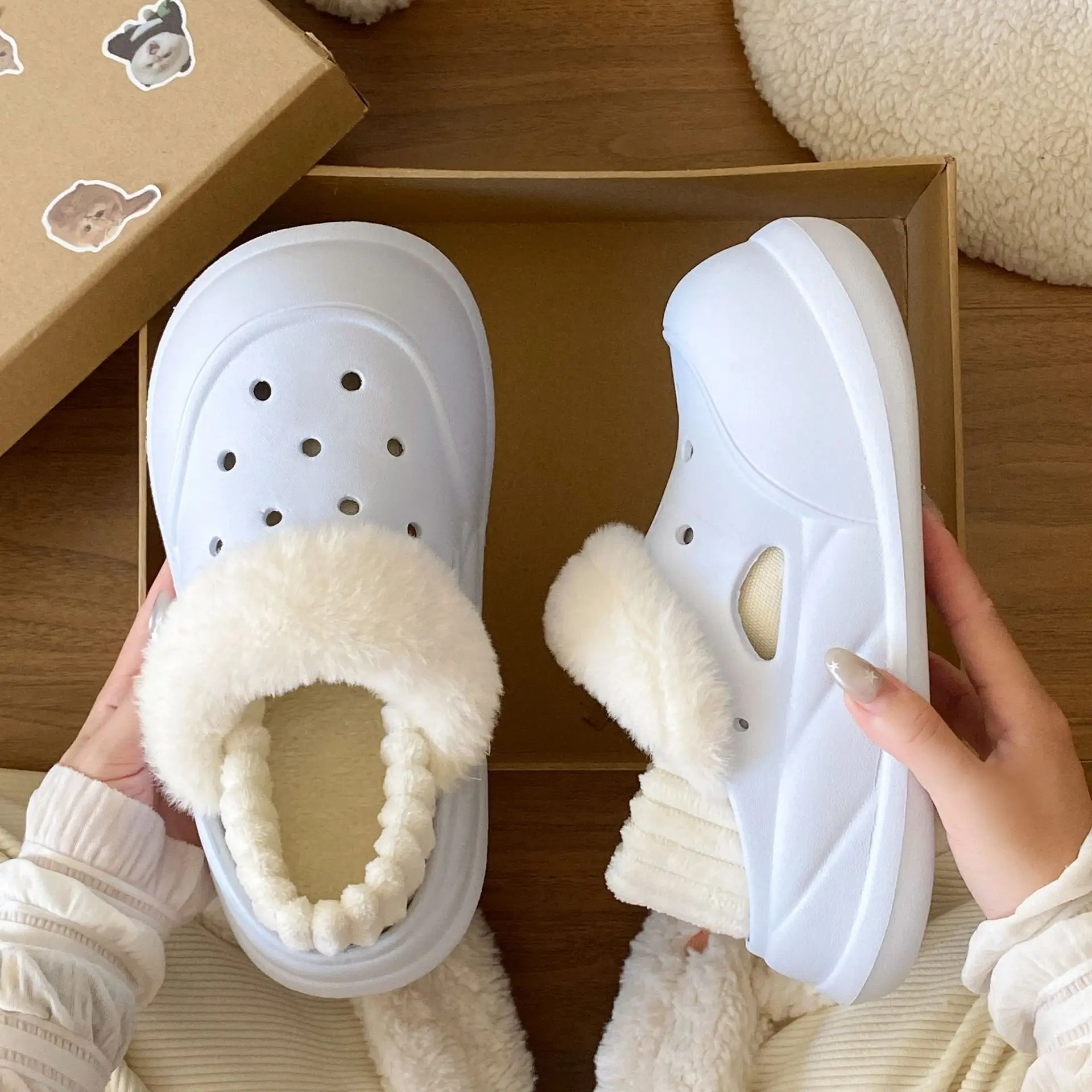Winter Warm Cotton Slippers for Women - Image 5