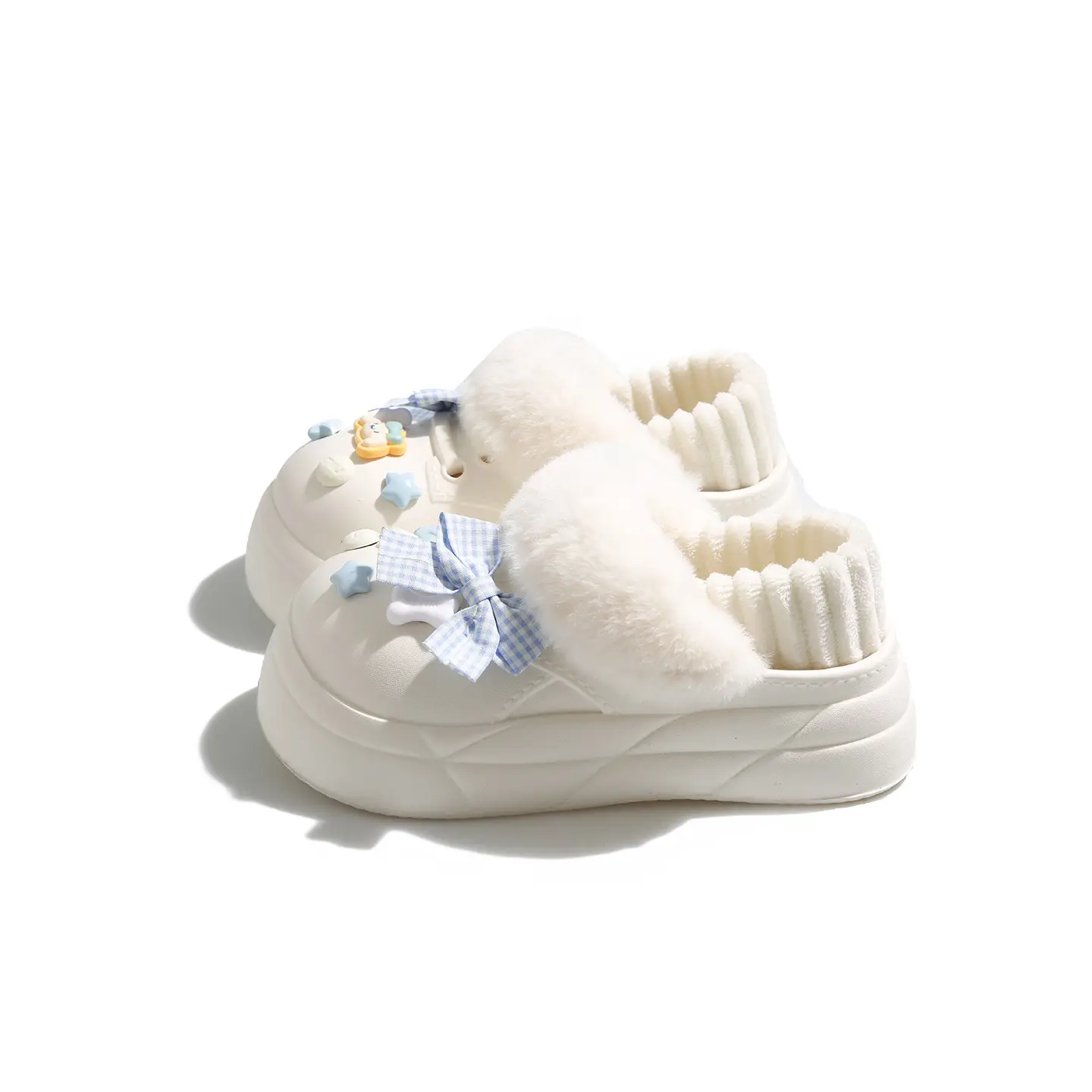 Cute Cinnamon Dog Embroidered Slippers for Girls - Image 10
