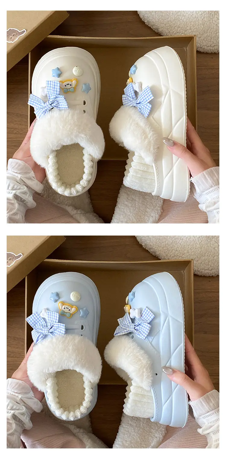 Cute Cinnamon Dog Embroidered Slippers for Girls — feature 15