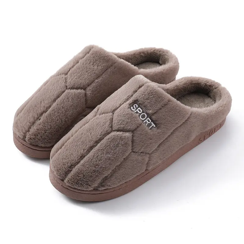 Cotton Slippers for Women Grey Indoor Warm
