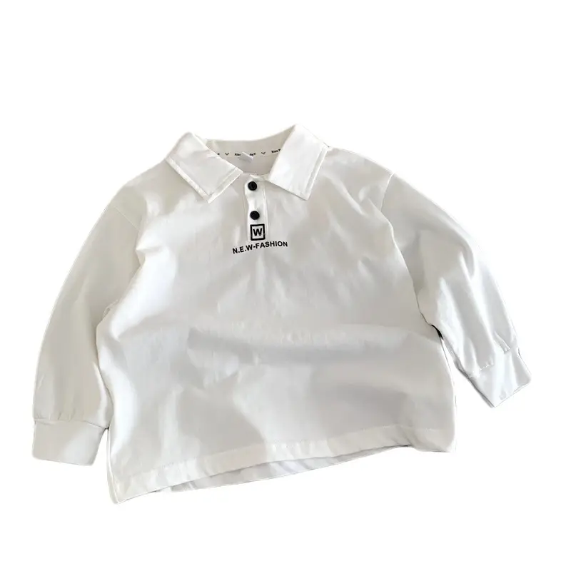 Boys Polo Shirt White New Fashion 2025 - Image 6
