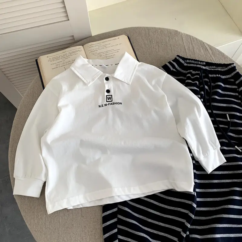 Boys Polo Shirt White New Fashion 2025 — feature 2
