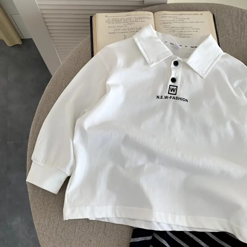 Boys Polo Shirt White New Fashion 2025 — feature 3