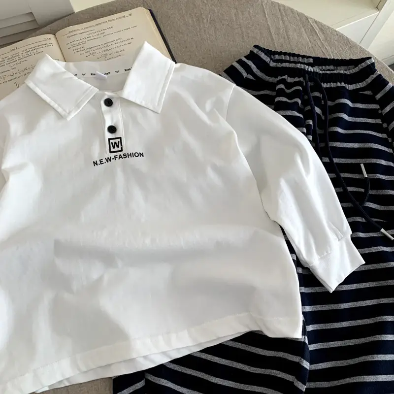 Boys Polo Shirt White New Fashion 2025 — feature 4