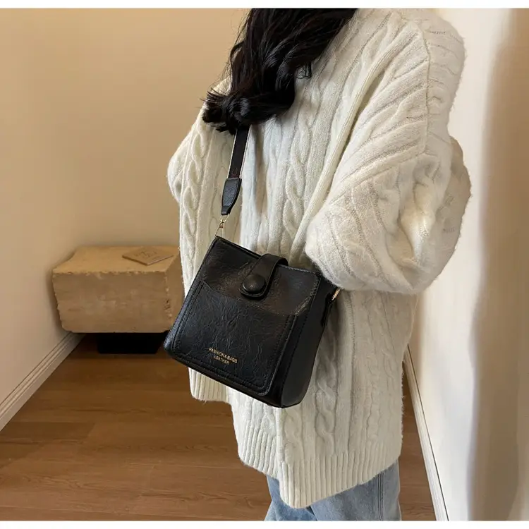 Korean Style Brown Leather Crossbody Bag for Women — feature 18