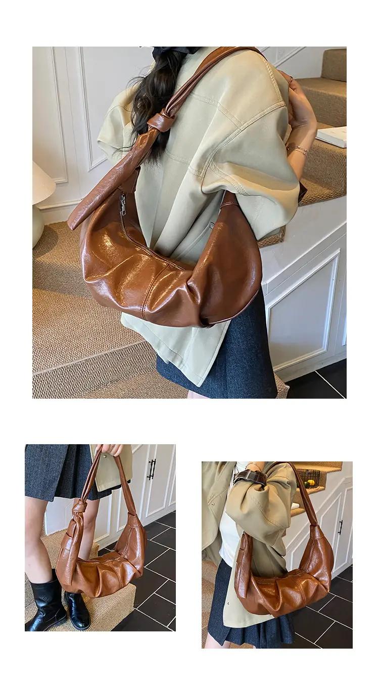 Retro Red Leather Shoulder Bag for Women 2025 — feature 13