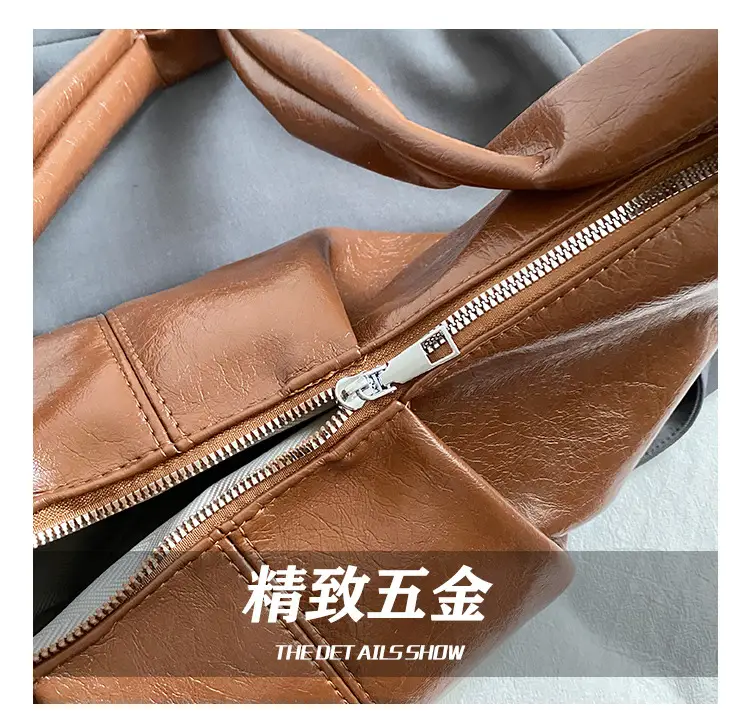 Retro Red Leather Shoulder Bag for Women 2025 — feature 7