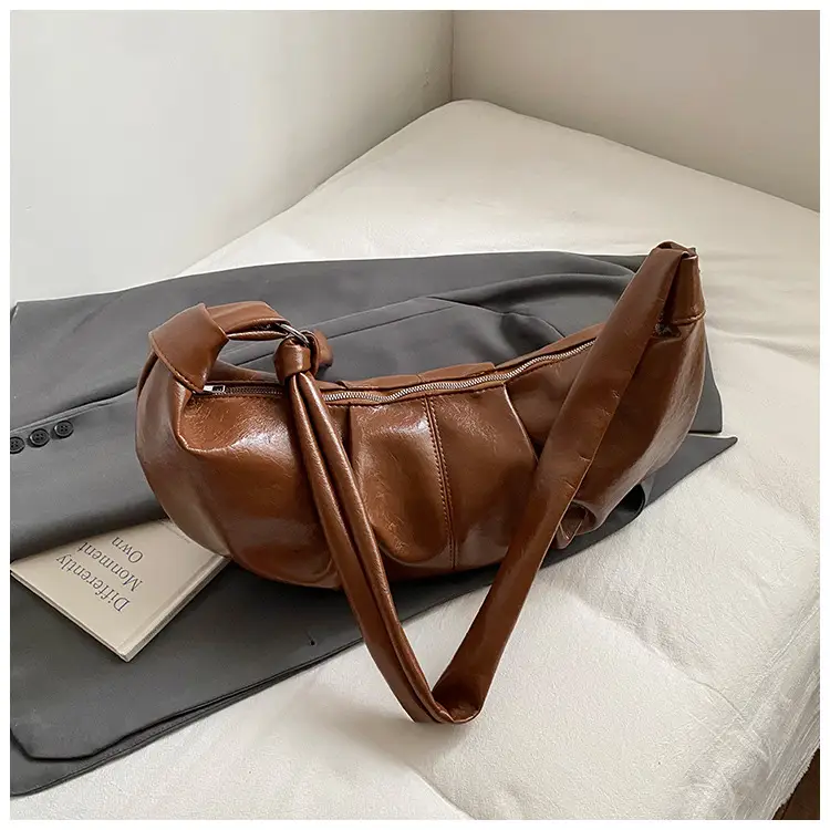 Retro Red Leather Shoulder Bag for Women 2025 - Image 4