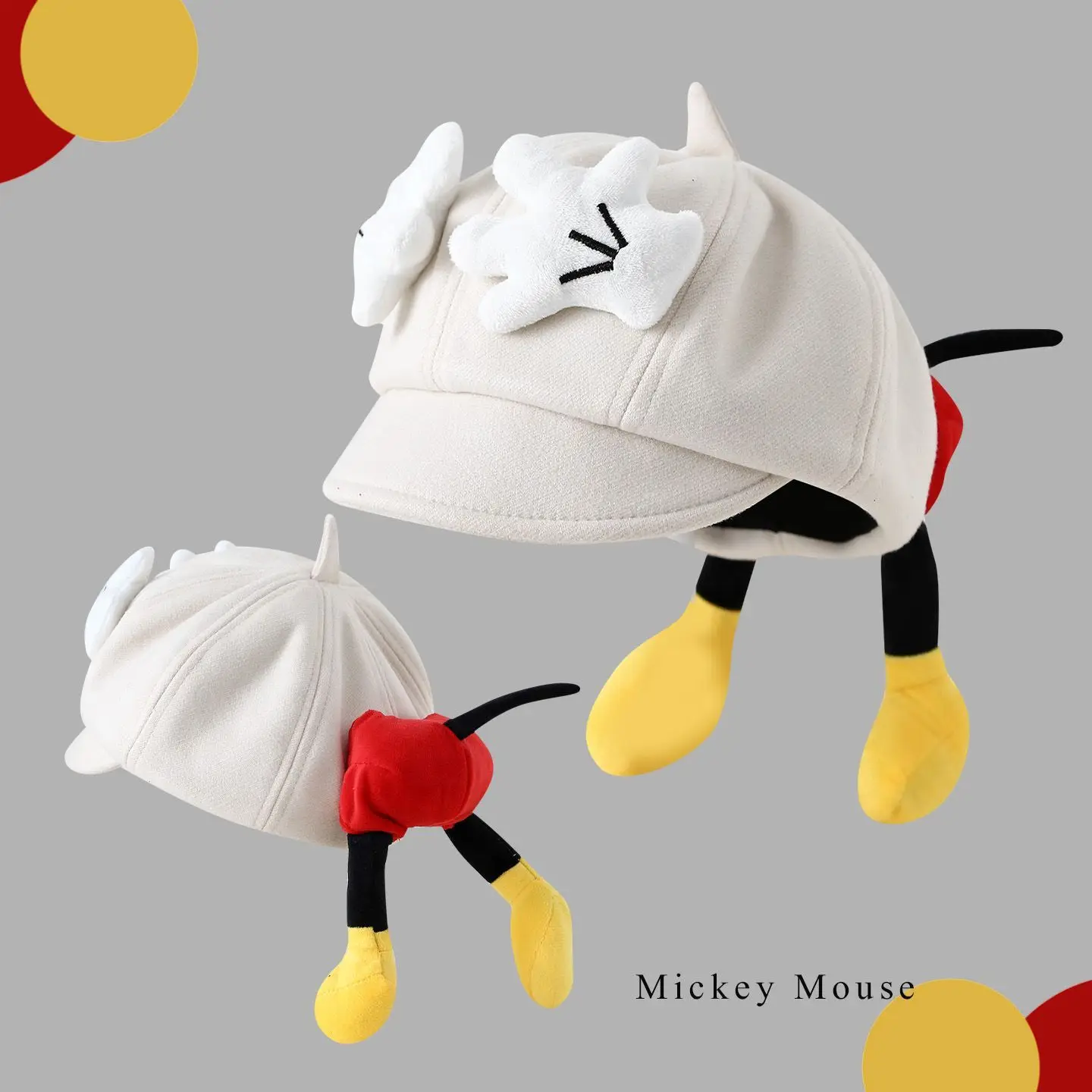 Girls Cute Bee Hat Winter Warm Peaked Cap - Image 8