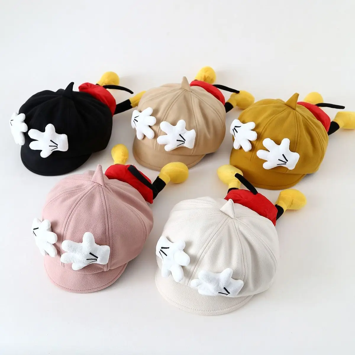 Girls Cute Bee Hat Winter Warm Peaked Cap — feature 1