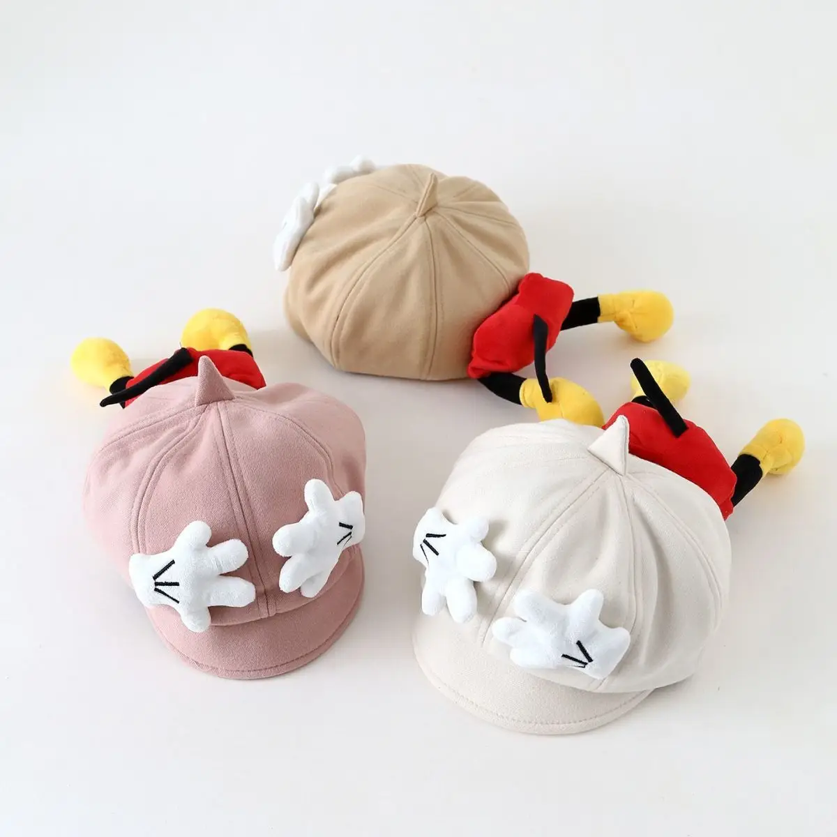 Girls Cute Bee Hat Winter Warm Peaked Cap — feature 3