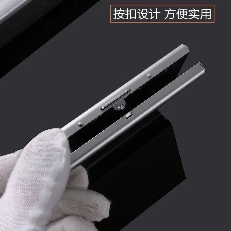 New 2025 Stainless Steel Card Holder Mini Wallet Anti-Magnetic Anti-Theft Casual High-Grade Stainless Steel Card Case Card Cover Wholesale