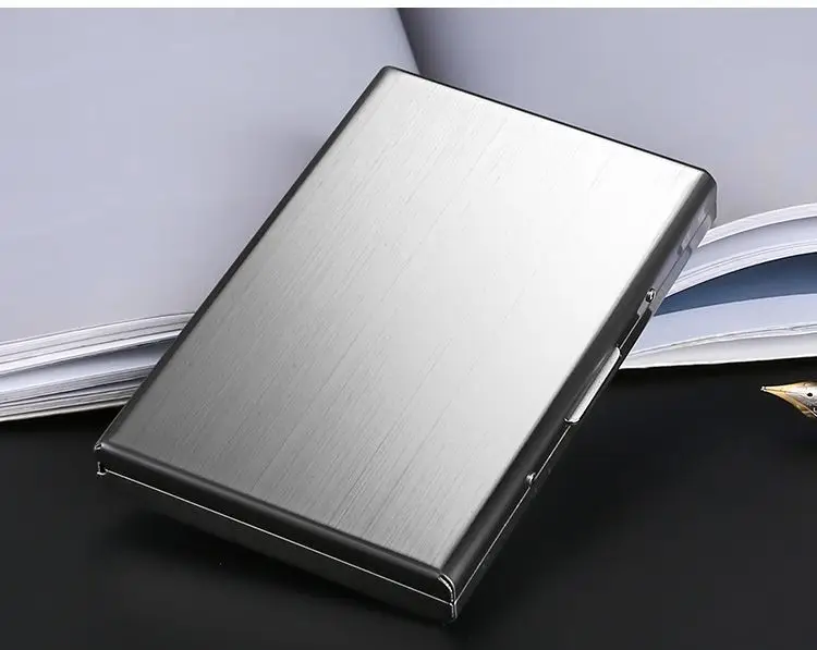 New 2025 Stainless Steel Card Holder Mini Wallet Anti-Magnetic Anti-Theft Casual High-Grade Stainless Steel Card Case Card Cover Wholesale — feature 21