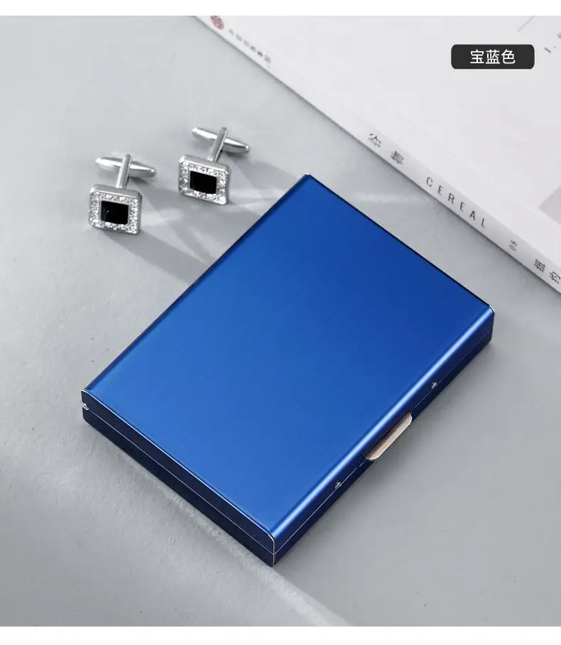 New 2025 Stainless Steel Card Holder Mini Wallet Anti-Magnetic Anti-Theft Casual High-Grade Stainless Steel Card Case Card Cover Wholesale — feature 27