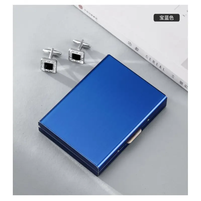New 2025 Stainless Steel Card Holder Mini Wallet Anti-Magnetic Anti-Theft Casual High-Grade Stainless Steel Card Case Card Cover Wholesale
