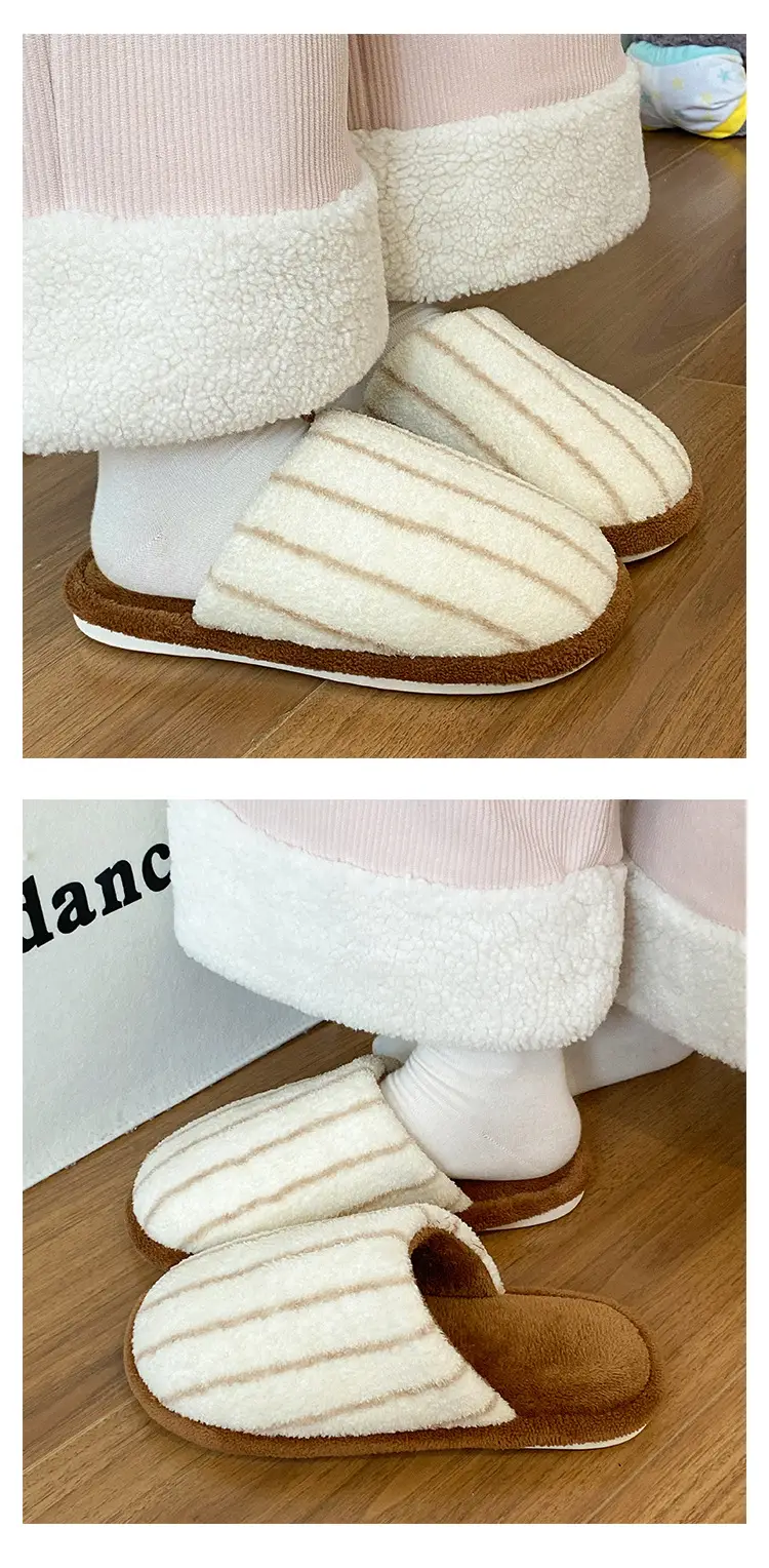 Women's Closed-Toe Cotton Slippers Winter Deodorant — feature 13