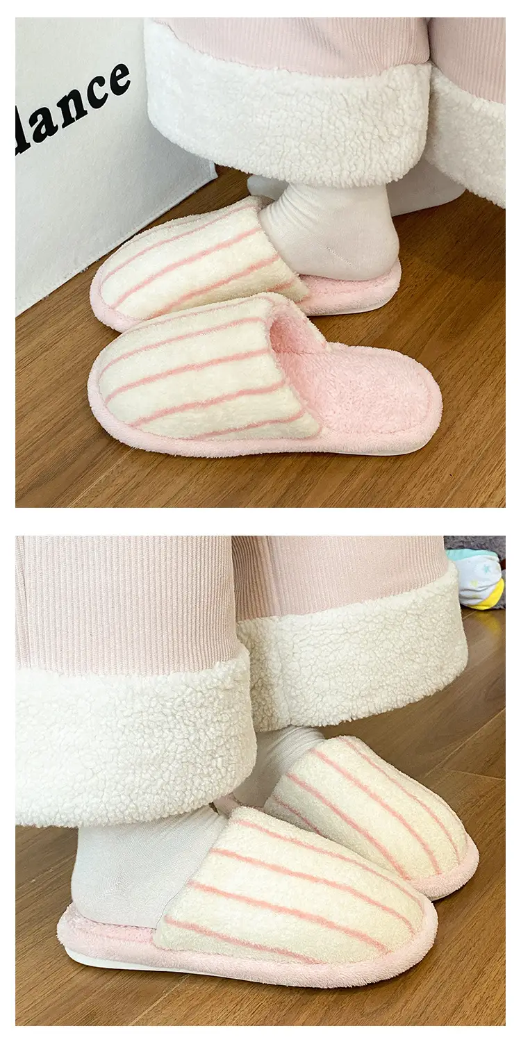 Women's Closed-Toe Cotton Slippers Winter Deodorant — feature 14