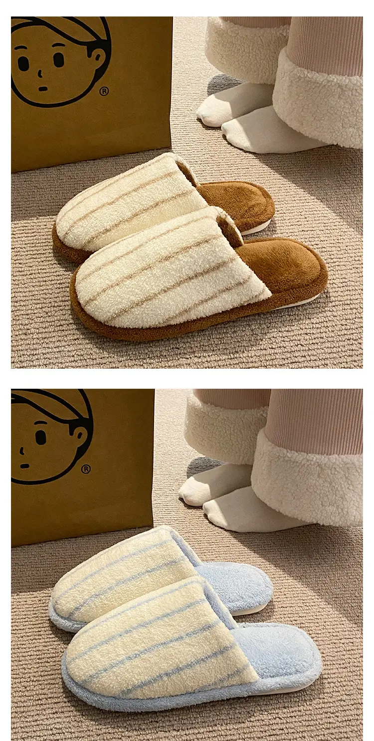 Women's Closed-Toe Cotton Slippers Winter Deodorant — feature 16