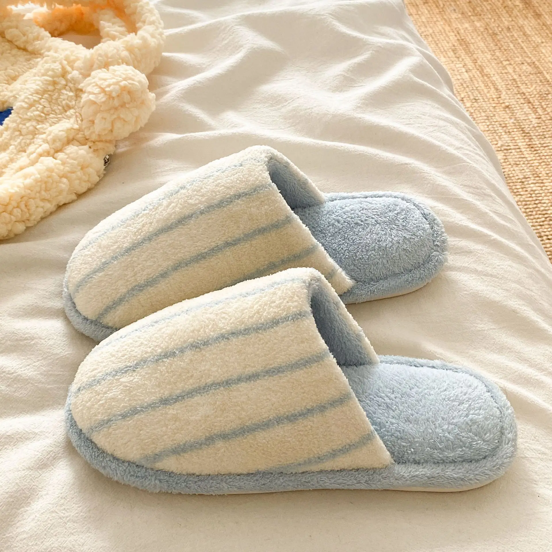 Women's Closed-Toe Cotton Slippers Winter Deodorant - Image 2