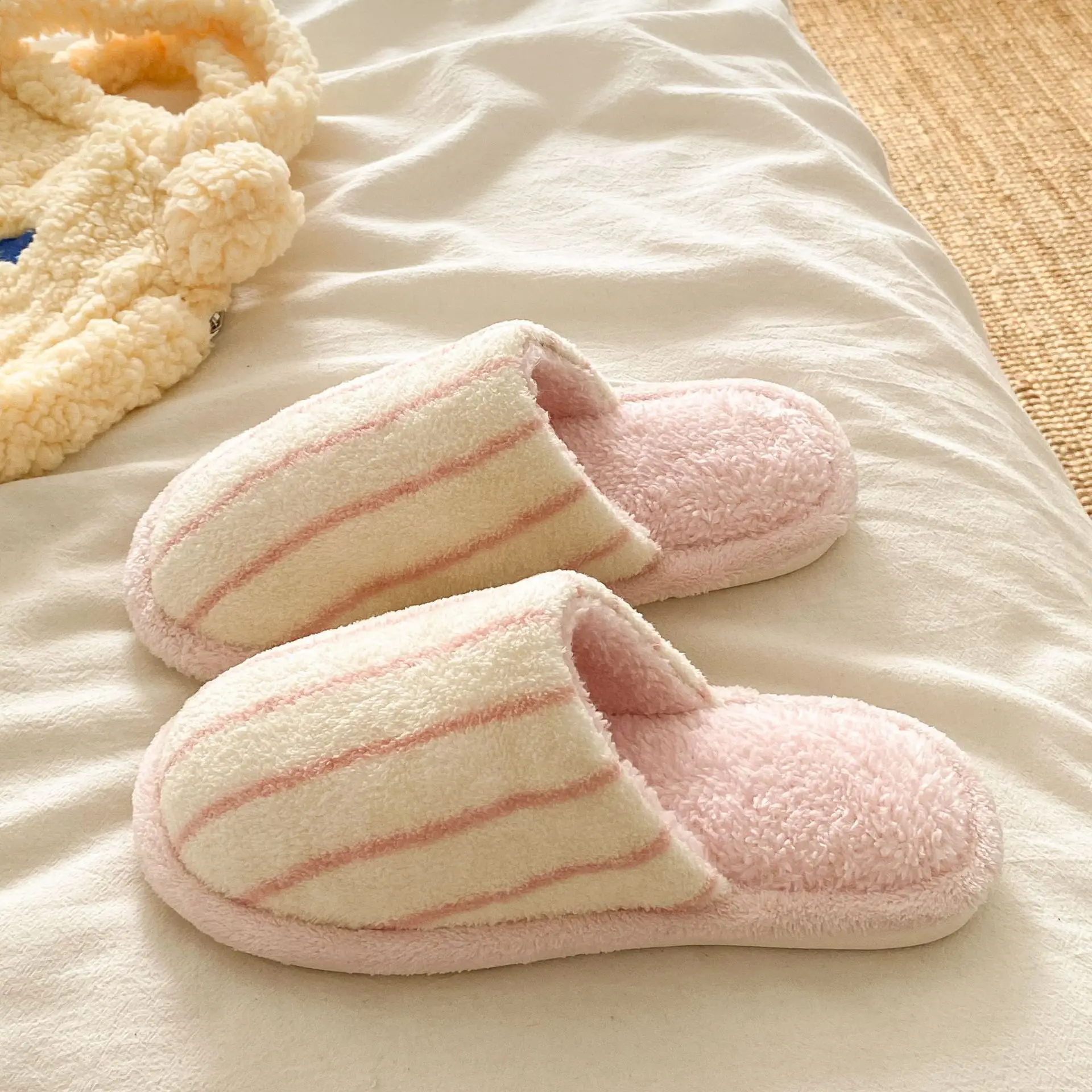 Women's Closed-Toe Cotton Slippers Winter Deodorant - Image 3