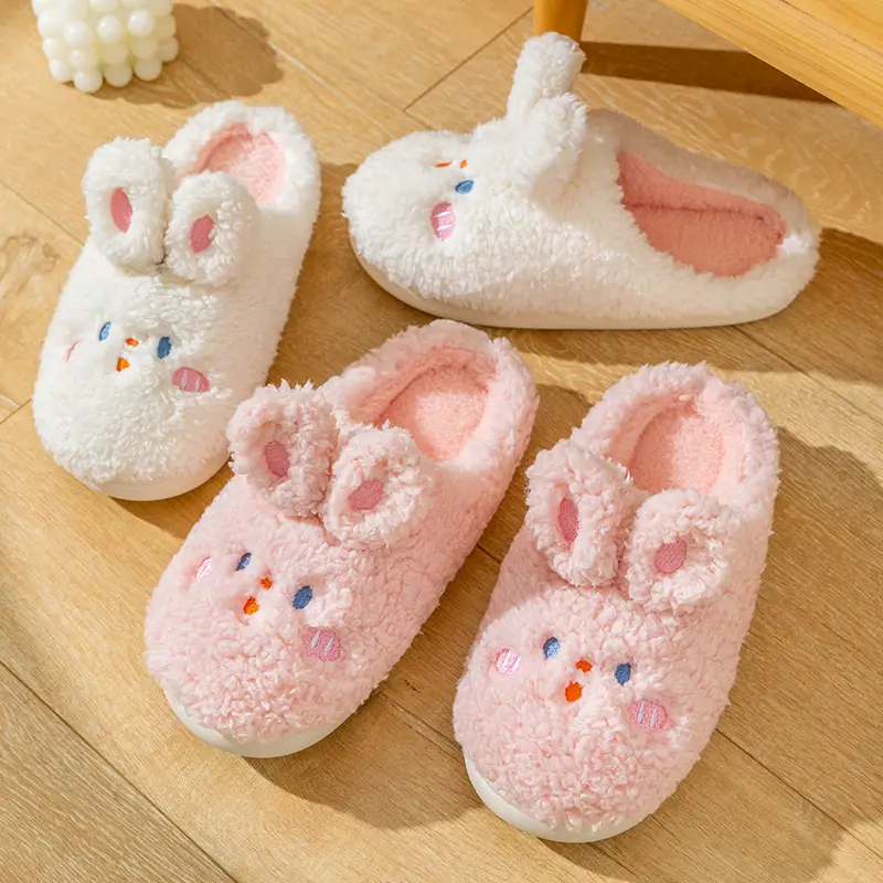 Cotton Slippers for Women Autumn and Winter 2025 New Indoor Home Non-Slip Cute Plus Plush Slippers for Women Winter - Image 11