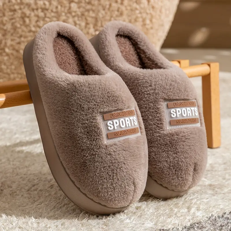 Cotton Slippers for Women Autumn and Winter 2025 New Indoor Home Non-Slip Cute Plus Plush Slippers for Women Winter - Image 7